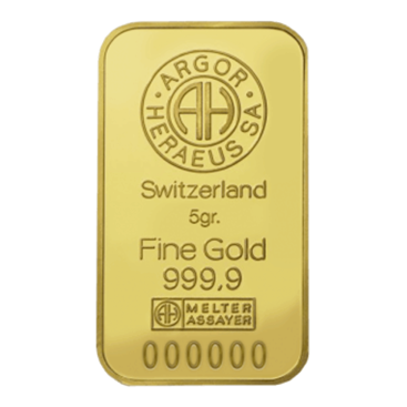 5 Gram GOLD BAR
